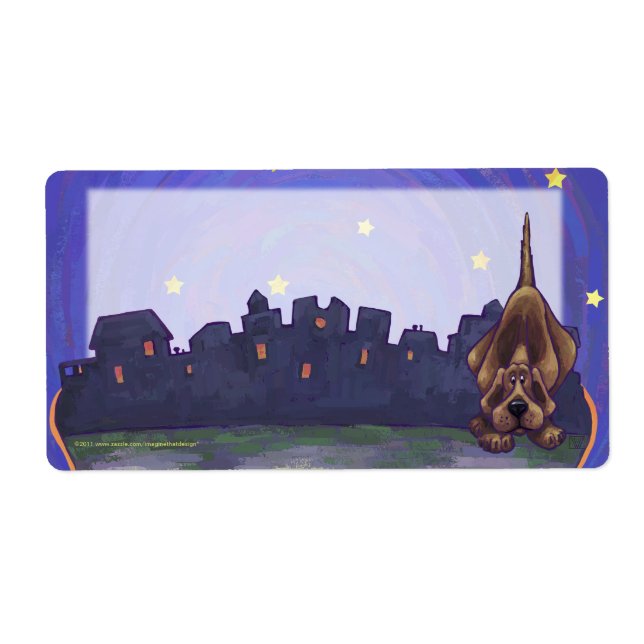 Étiquette Papier à papier pour chien (Devant)