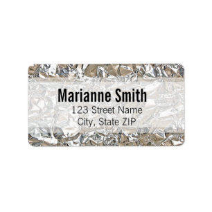 Étiquette Papier d'aluminium
