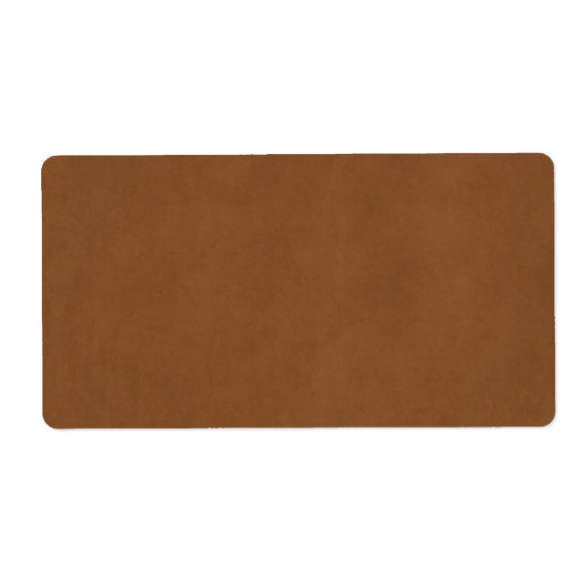 Étiquette Papier de parchemin Brown en cuir vintage (Devant)