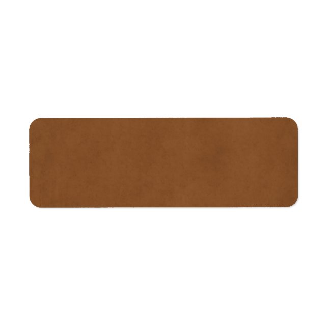 Étiquette Papier de parchemin Brown en cuir vintage (Devant)