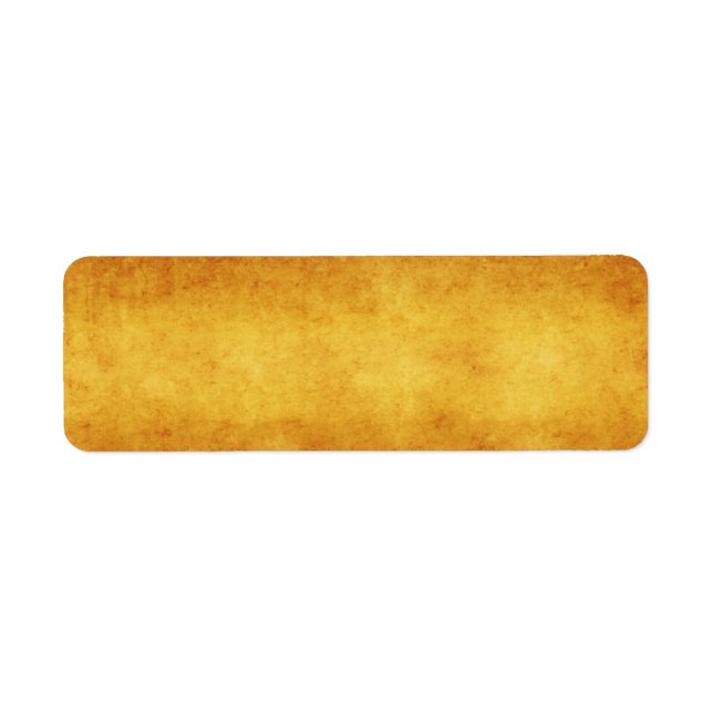Étiquette Papier de parchemin vintage pour l'ambre brûlé (Devant)