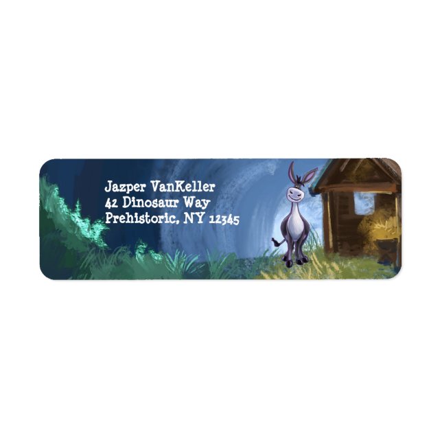 Étiquette Papier Donkey (Devant)