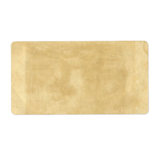 Étiquette Papier vieilli Vintage vierge