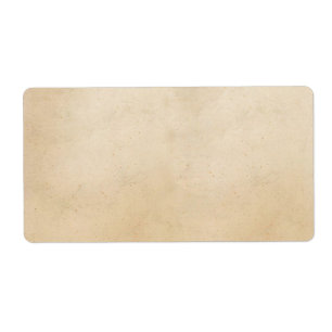 Étiquette Papier vintage Antique Parchment Modèle Blanc