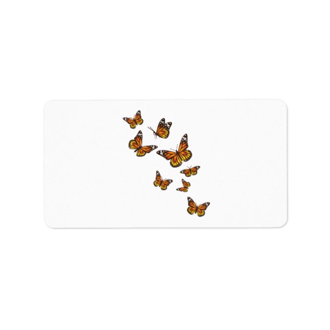 Étiquette Papillons volants - Gardener à papillon Ento (Devant)