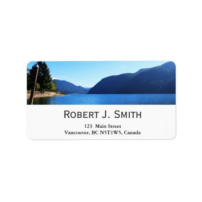 Étiquette Parc National Olympique, Seattle, États-Unis (Devant)