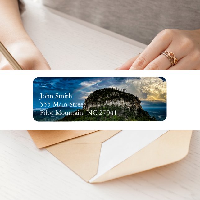 Étiquette Parc national Pilot Mountain NC | après la tempête (Créateur téléchargé)