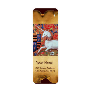 ÉTIQUETTE PARCHEMENT BROWN UNICORN