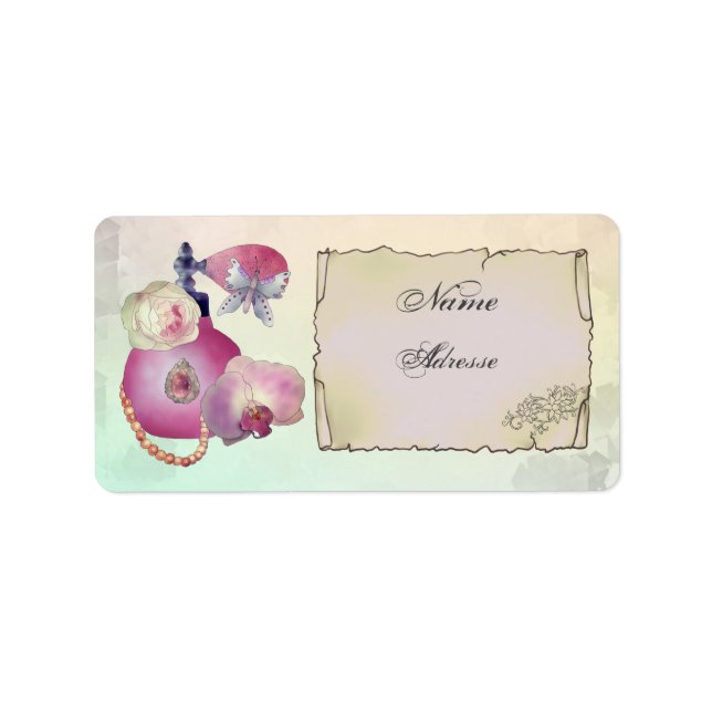 Étiquette Parfum de Vintag (Devant)
