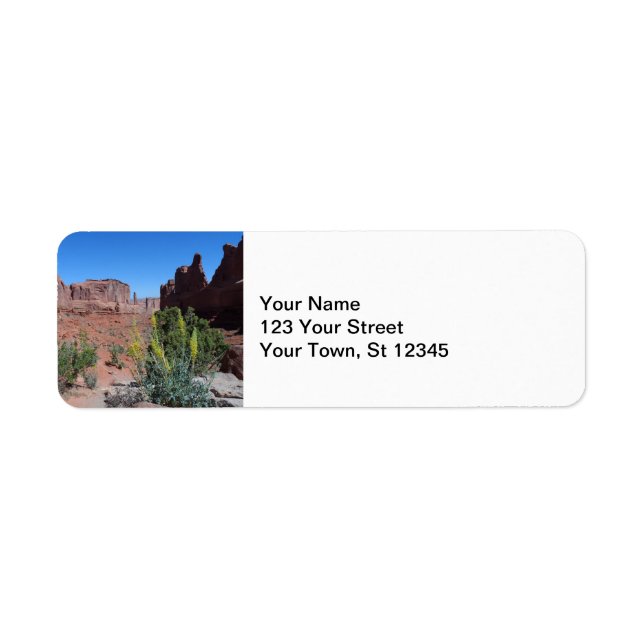 Étiquette Park Avenue - Parc national des Arches (Devant)