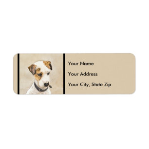 Étiquette Parson Jack Russell Terrier Peinture - Chien Art