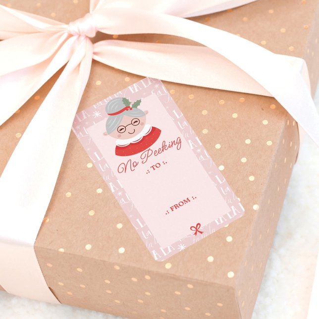 Étiquette Pas De Pékin Fa La La Mrs Claus À & De (Créateur téléchargé)