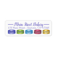 Pastel French Macaron Cookies Boulangerie Pâtisser
