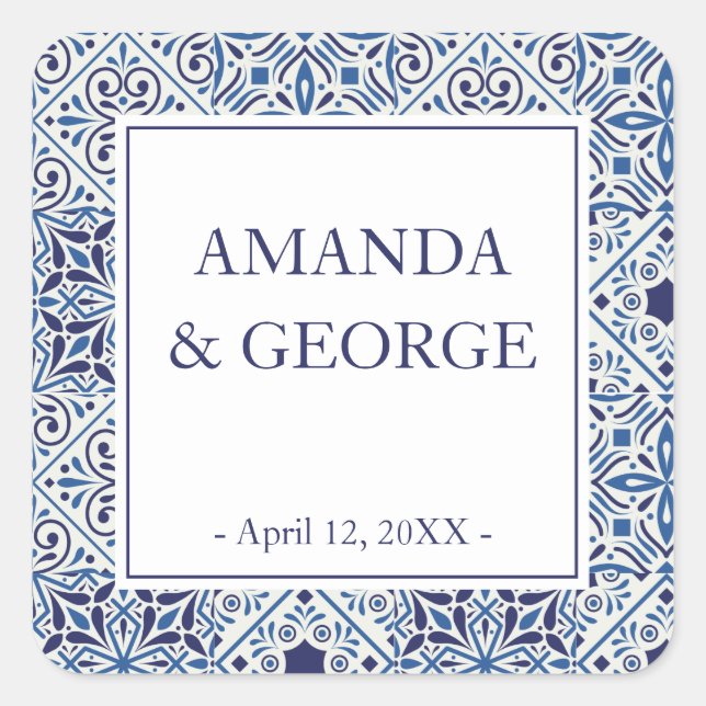 étiquette pastel mariage hydrangea et fleurs (Devant)