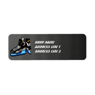 Étiquette Patins de hockey sur fibre de carbone Faux