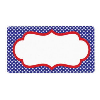 Étiquette patriotique (vide)