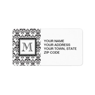 ÉTIQUETTE PATTERNE DE DOMMASSE NOIR 2 VOTRE PREMIER