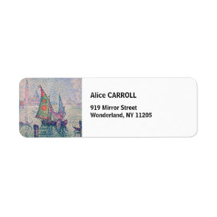 Étiquette Paul Signac - La Voile verte