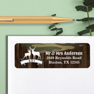 Étiquette Pays Occidental Cerf La chasse est sur le Mariage