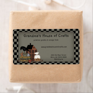 Étiquette Pays Primitif Salon House Crow Expédition