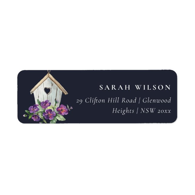 ÉTIQUETTE PAYS RUSTIQUE DE LA MARINE ADRESSE DE MAISON D'OIS (Devant)