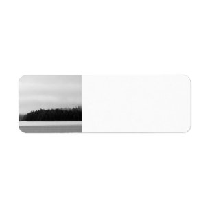 Étiquette Paysage d'Alaska