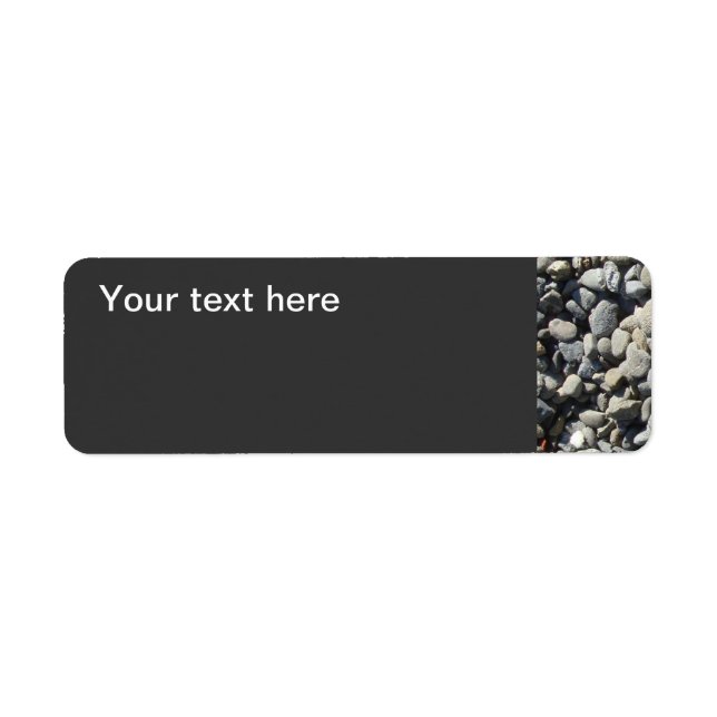 Étiquette Pea Gravel Basalt (Devant)