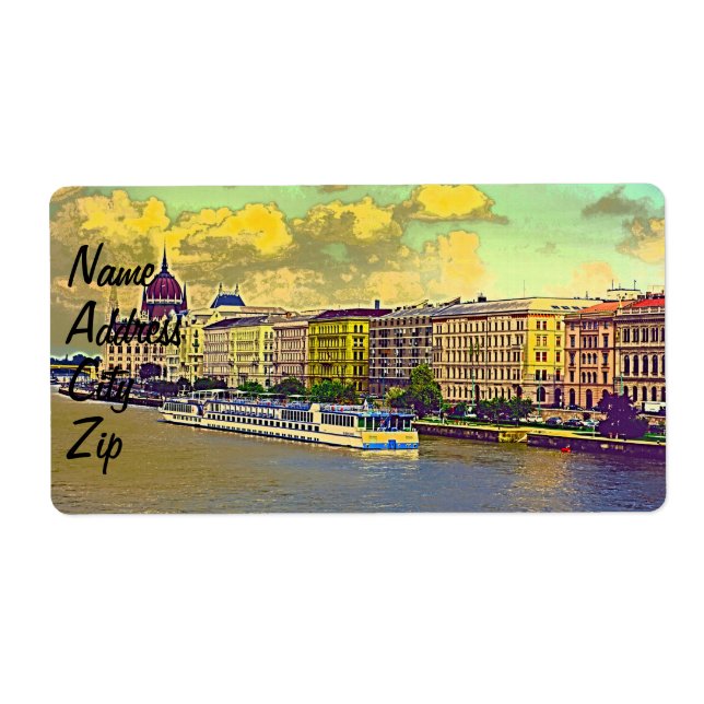 Étiquette Peinture hongroise du Parlement (Devant)