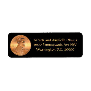 Étiquette Penny 2012 d'Obama