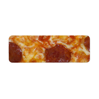 Étiquette Pepperoni Pizza