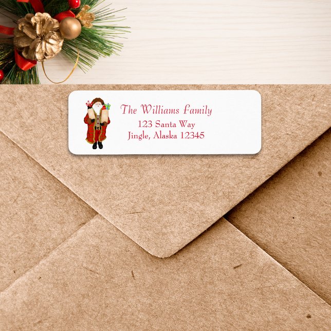 Étiquette Père Noël Drôle Apporte Le Noël Liquor (Créateur téléchargé)