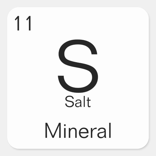 Étiquette périodique d'herbe et d'épices (Devant)