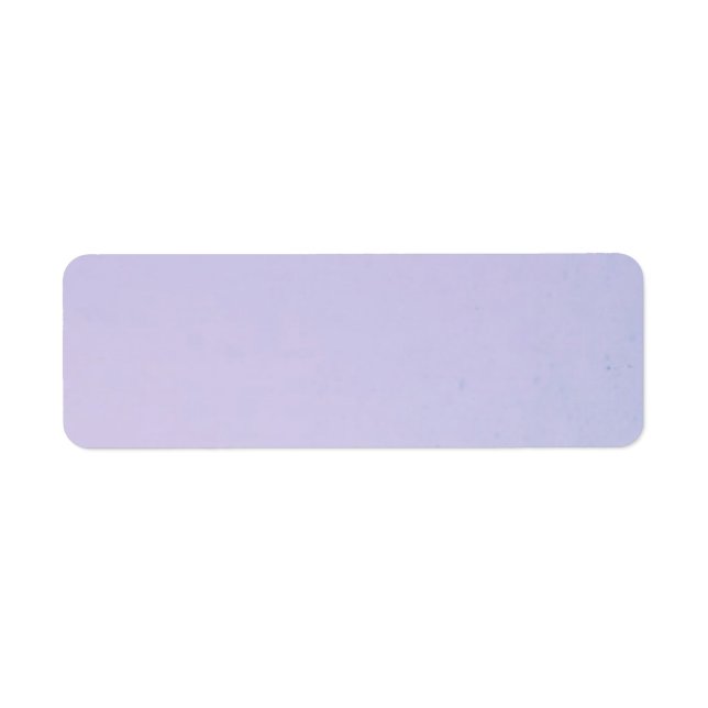 Étiquette personnalisable Pale Lavender Blank (Devant)
