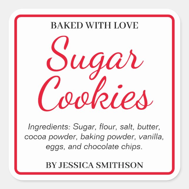 Étiquette personnalisé HM001_20sqv1 (Devant)