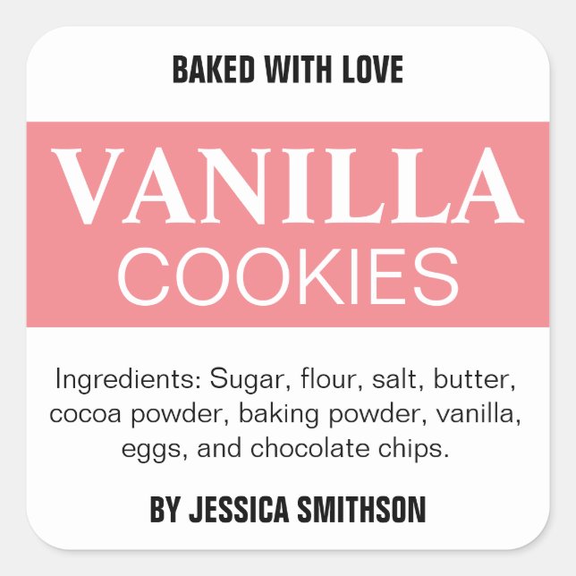 Étiquette personnalisé HM001_48sqv1 (Devant)