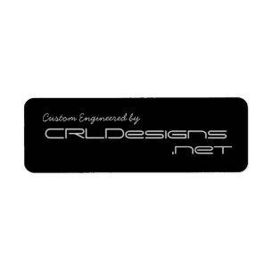 Étiquette Personnalisé par CRLDesigns.net
