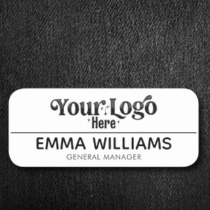 Étiquette personnalisée avec logo de l'entreprise,