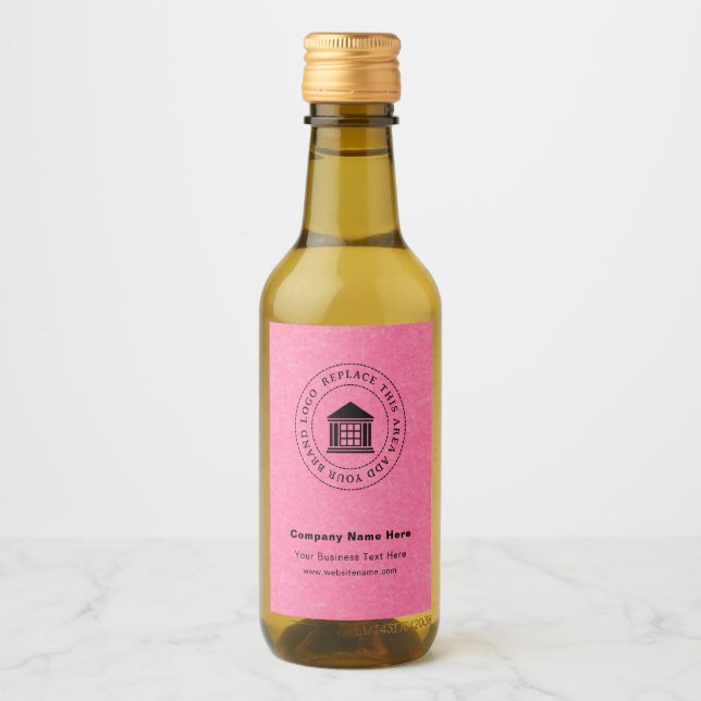 Étiquette personnalisée de bouteille de vin miniat (Devant)