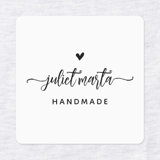 Étiquette personnalisée en fer sur mesure pour art (Design 1)
