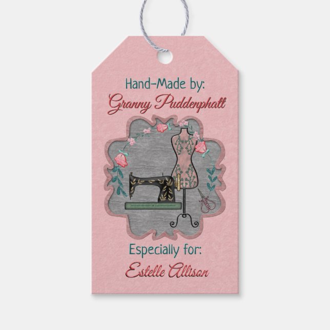 Étiquette personnalisée pour artisans fabriquée à  (Devant)