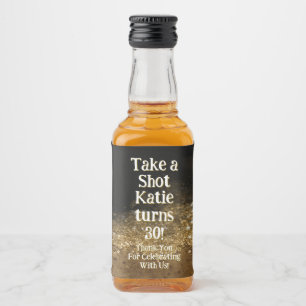 Étiquette personnalisée pour bouteille de whisky –