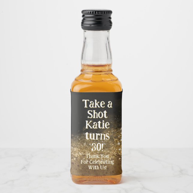 Étiquette personnalisée pour bouteille de whisky – (Devant)