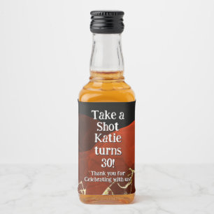 Étiquette personnalisée pour bouteille de whisky –