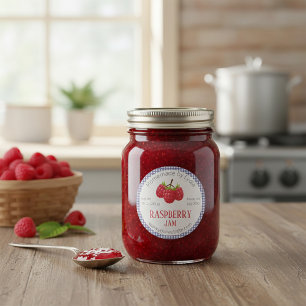 Étiquette personnalisée pour pot de confiture de f