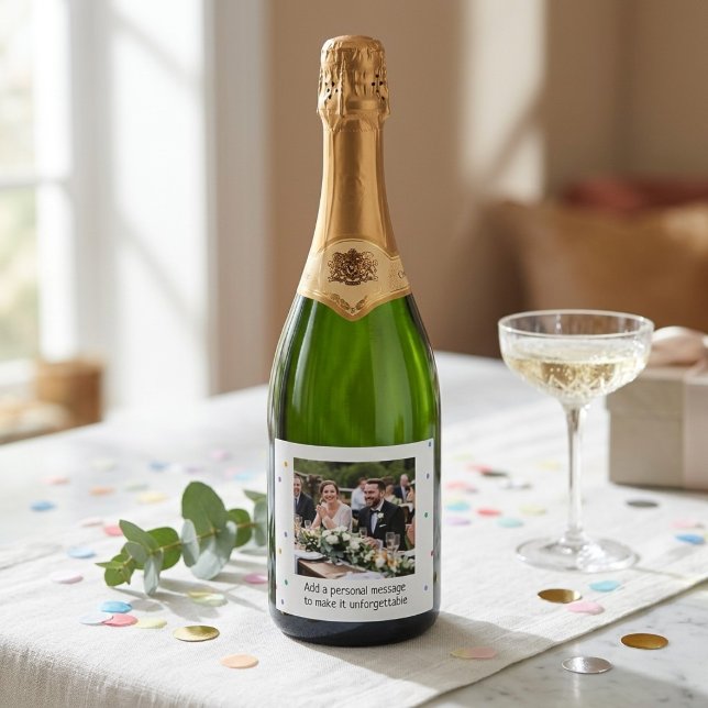 Étiquette personnalisée pour Prosecco – Cadeau d'a (Créateur téléchargé)