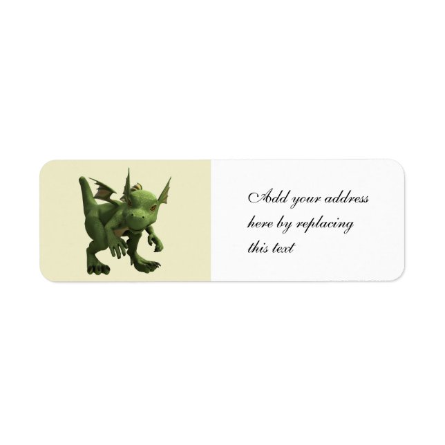 Étiquette Petit dragon (Devant)
