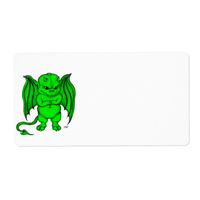 Étiquette Petit méchant diable (Devant)