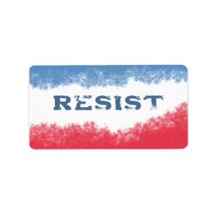 Étiquette Petit vote patriotique bleu politique