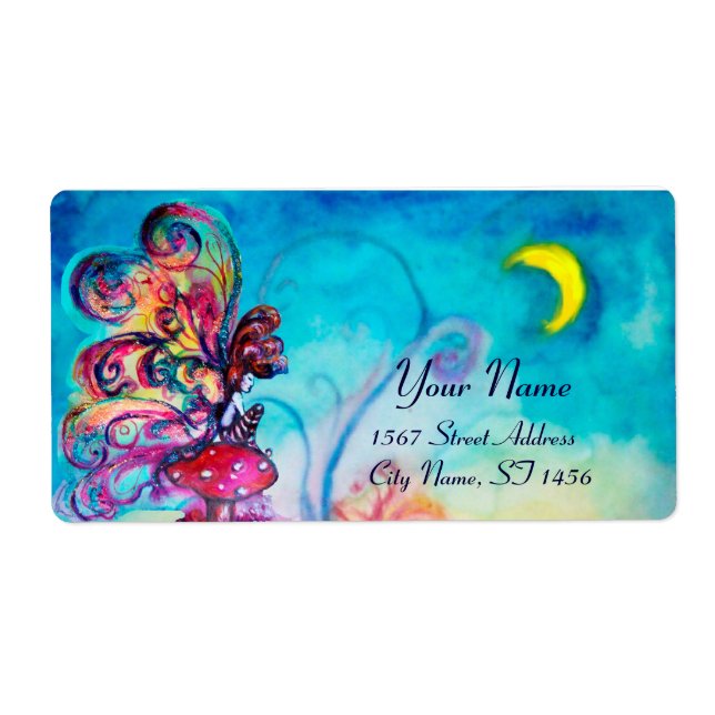 ÉTIQUETTE PETITE ELLE DE CHAMPIGNONS (Devant)