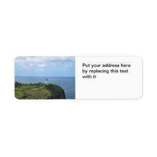 Étiquette Phare d'Hawaï